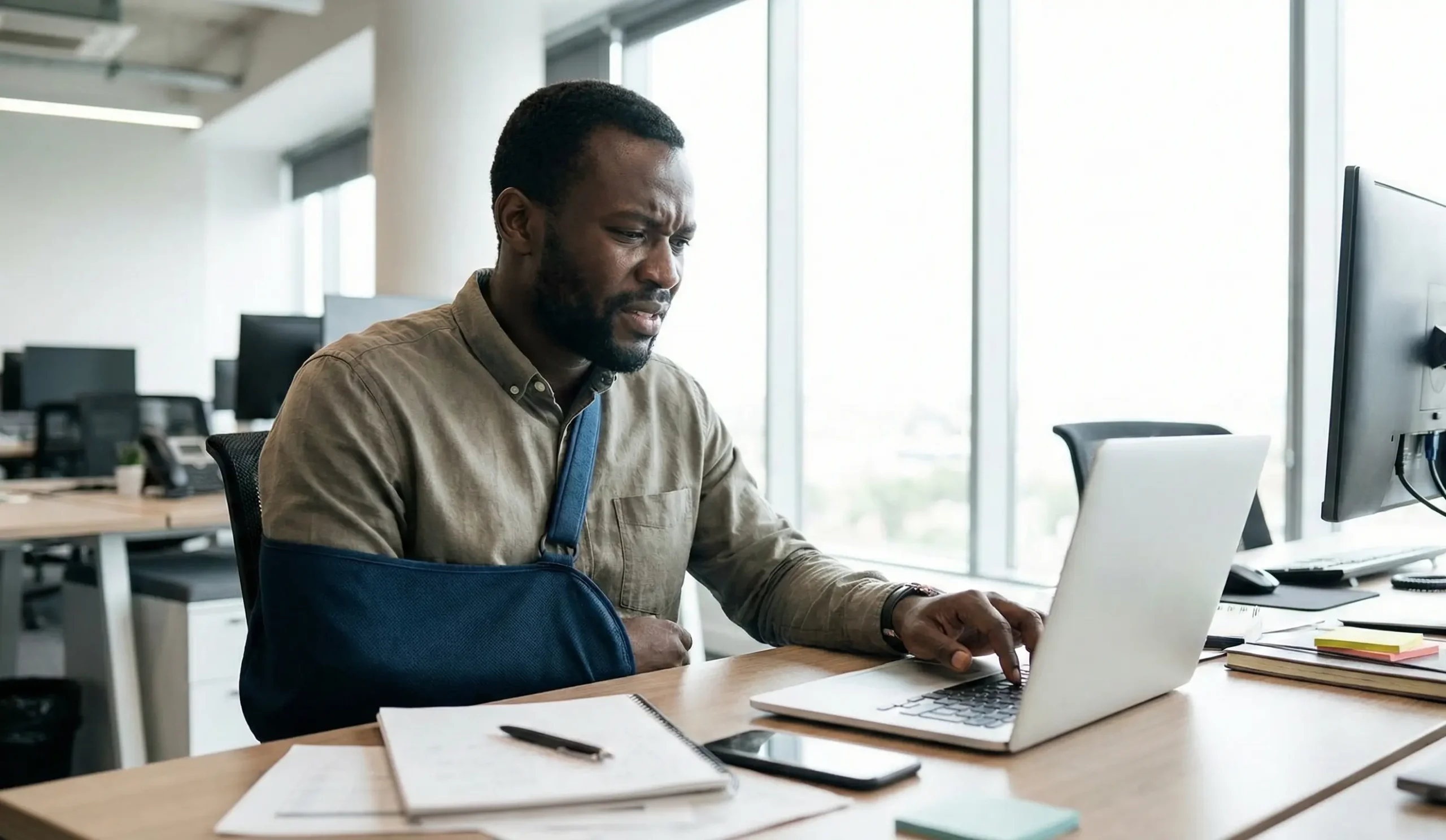 Working while physically impaired